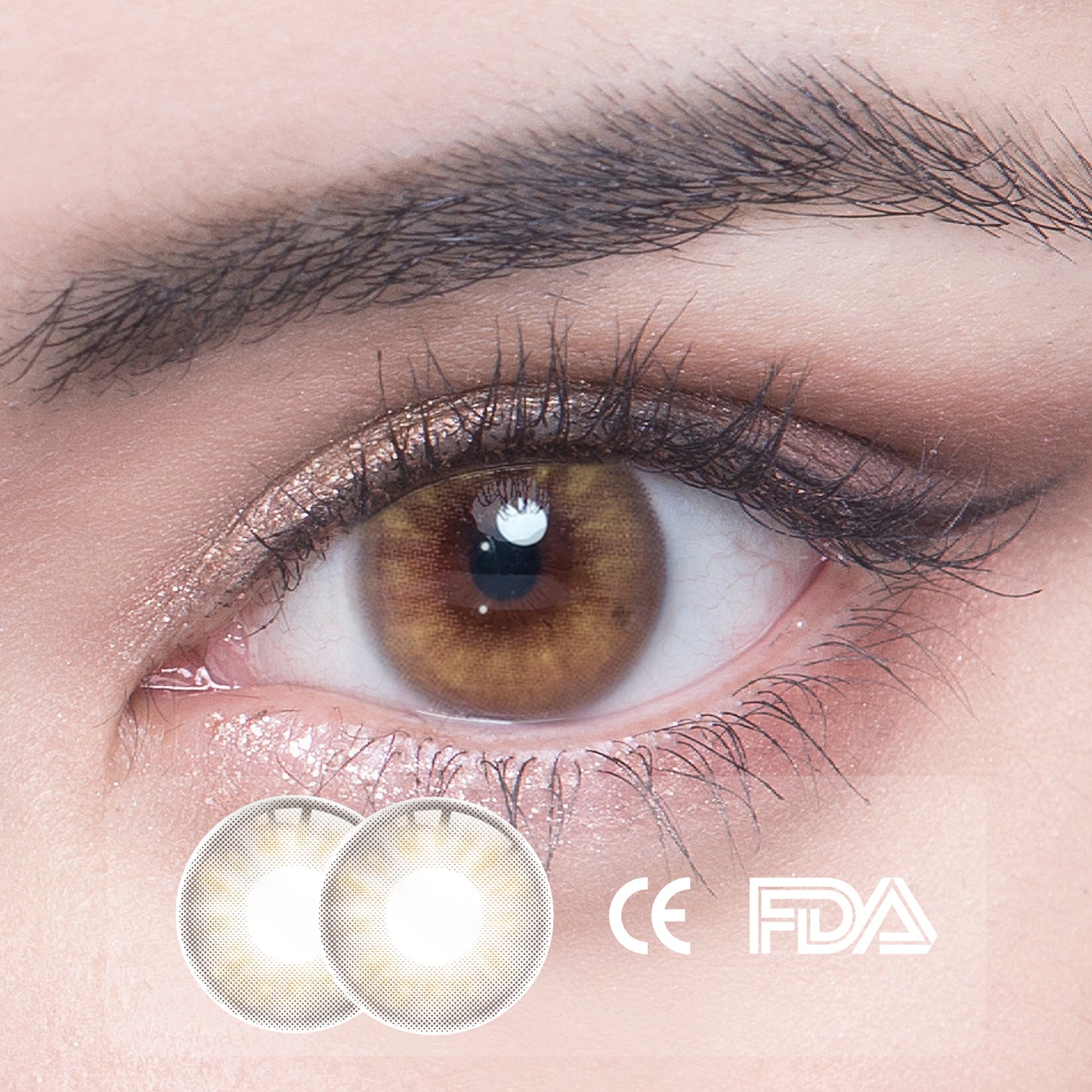 1Pcs FDA Certificate Eyes Beautiful Pupil Colorful Girl Cosplay Contact Lenses
