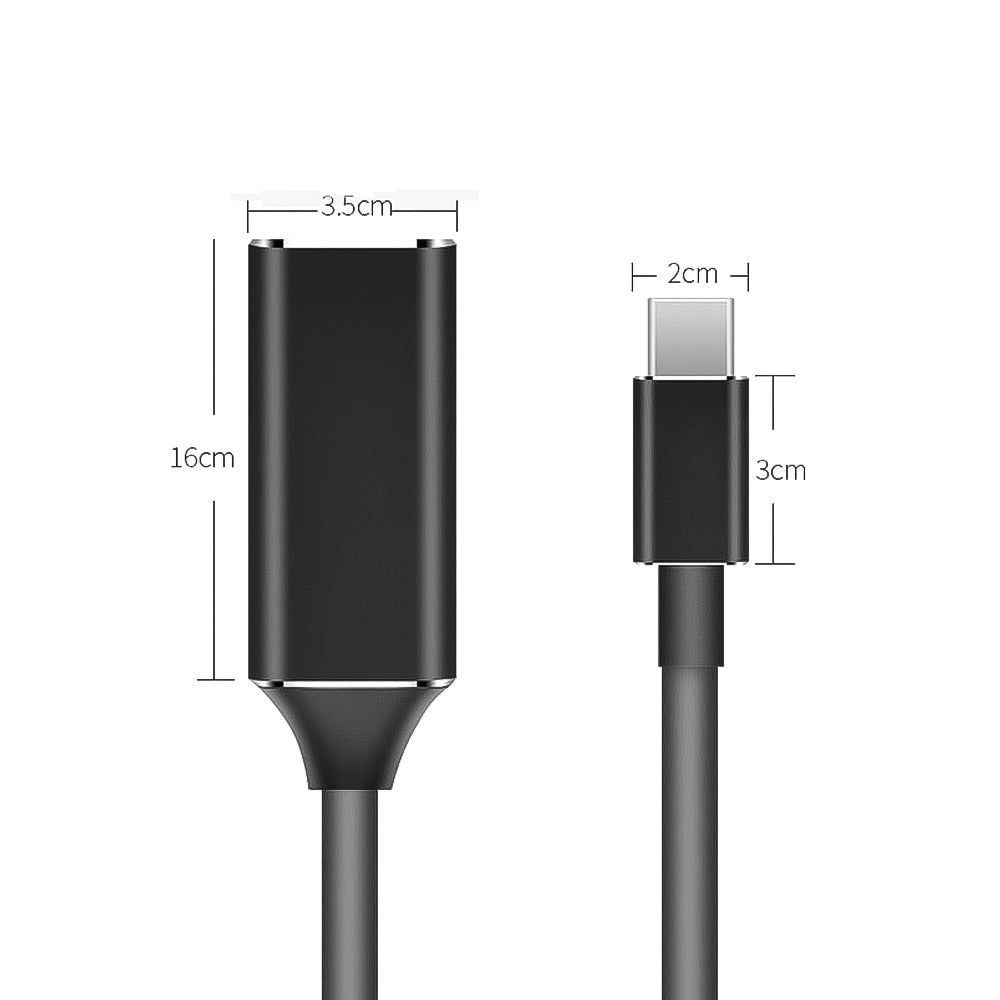 kebidu USB C to HDMI Adapter 4K 30Hz Cable Type C HDMI for MacBook Samsung Galaxy S10 Huawei Mate P20 Pro USB-C HDMI Adapter