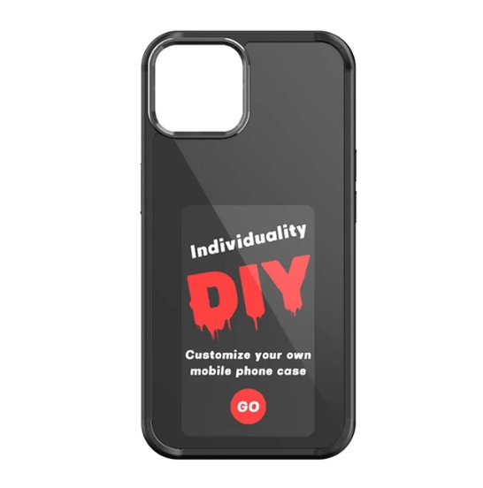 DIY Ink Screen Phone Case Suitable for Apple 14promax Infinite Projection 14pro/14nfc Projection Anti Drop Cover
