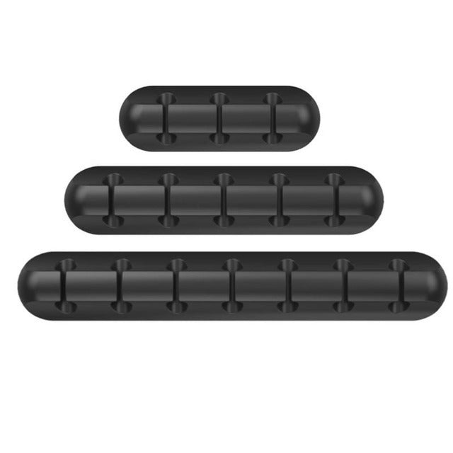 Creative silicone storage hub charging cable organize data cable holder mobile phone desktop cable organizer