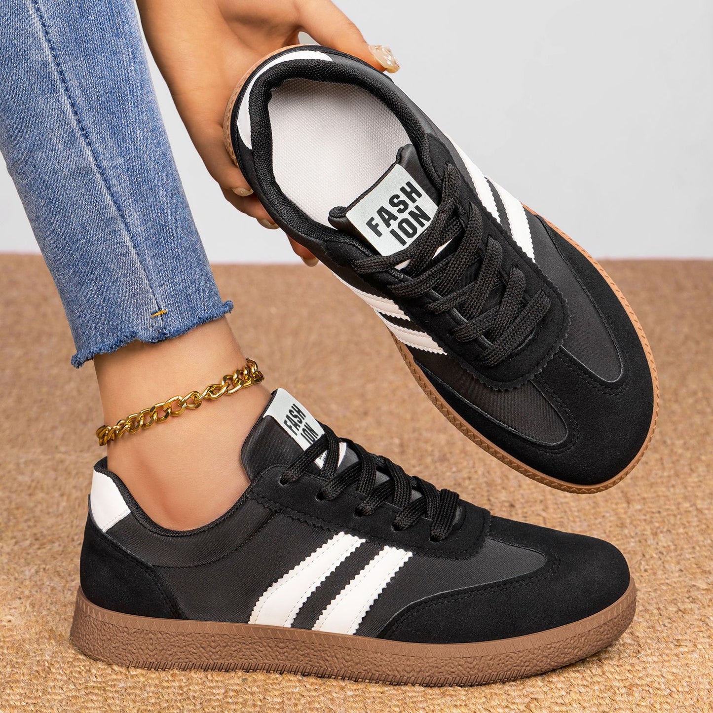 Soft soled lightweight German training casual shoes for women