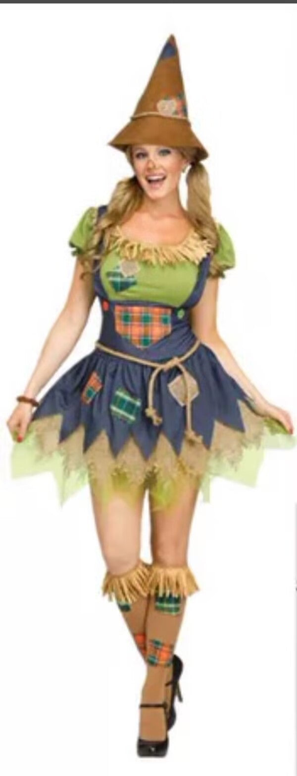 Halloween Scarecrow Costume Women Stage Performance Costume Anime Cosplay Outfit