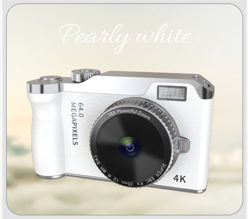 Digital Camera Retro 4K HD Portable Camera Student Digital Camera Children's Toy Gift