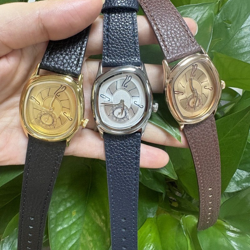 Irregular Twisted Watch Men's and Women's Belts Quartz Watch