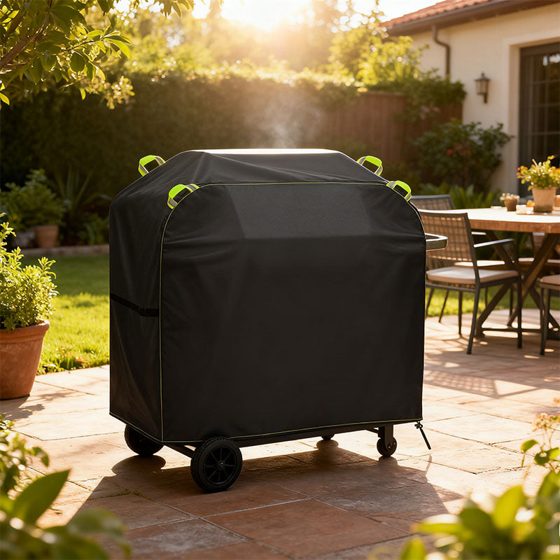 Waterproof, Dustproof, Fire-Resistant 420D Oxford BBQ Grill Cover