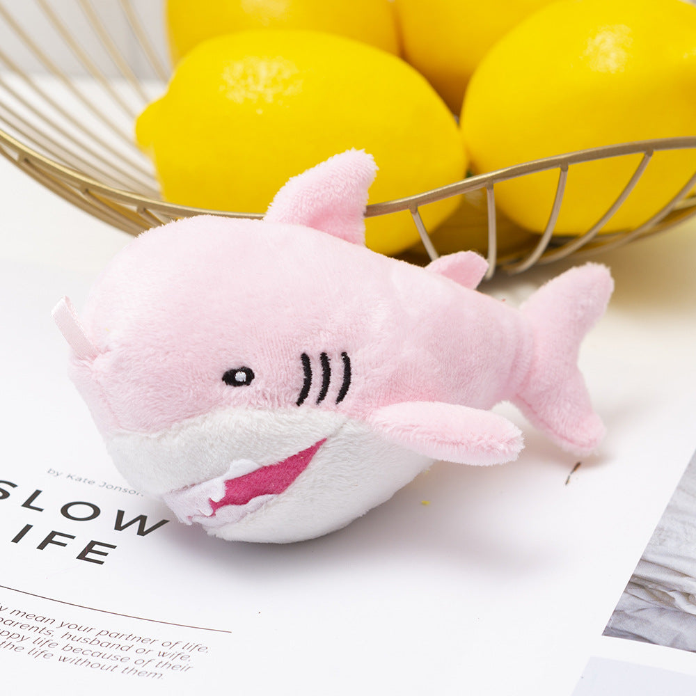 Shark Doll Keychain Pendant Plush Toy Cartoon Creative Shark Baby Doll Machine Doll