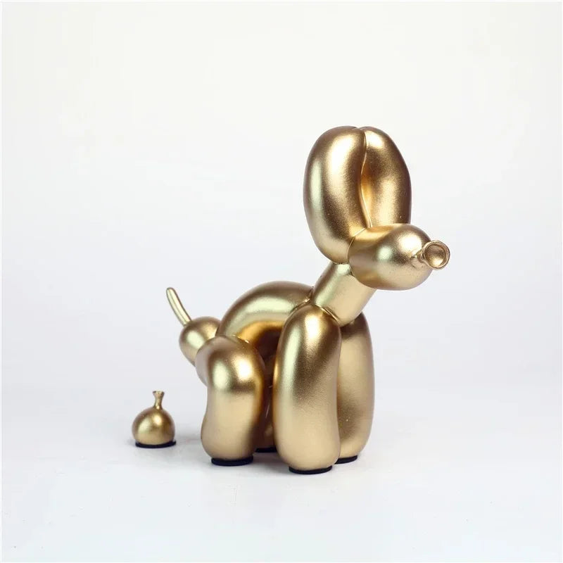 Poop balloon dog
