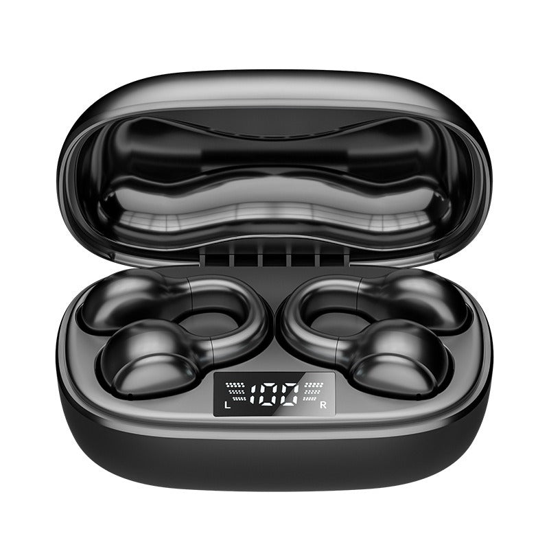 M38 wireless ear clip Bluetooth earphones with long battery life and noise reduction, bone conduction sports earphones