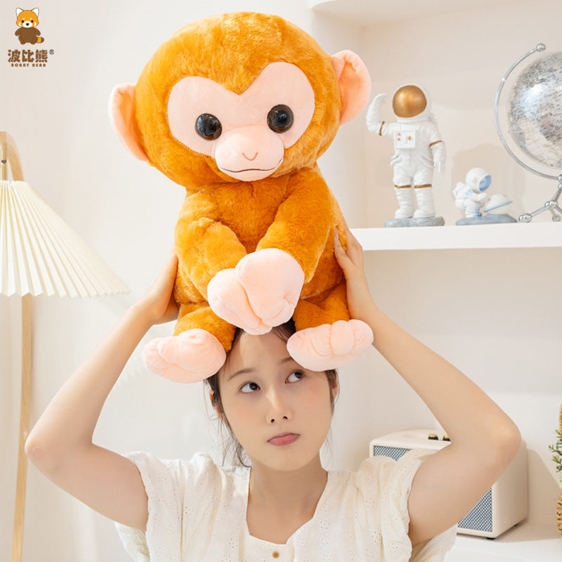 Creative Big Eyes Monkey Plush Toy Doll ApeLarge Size Claw Machine Doll