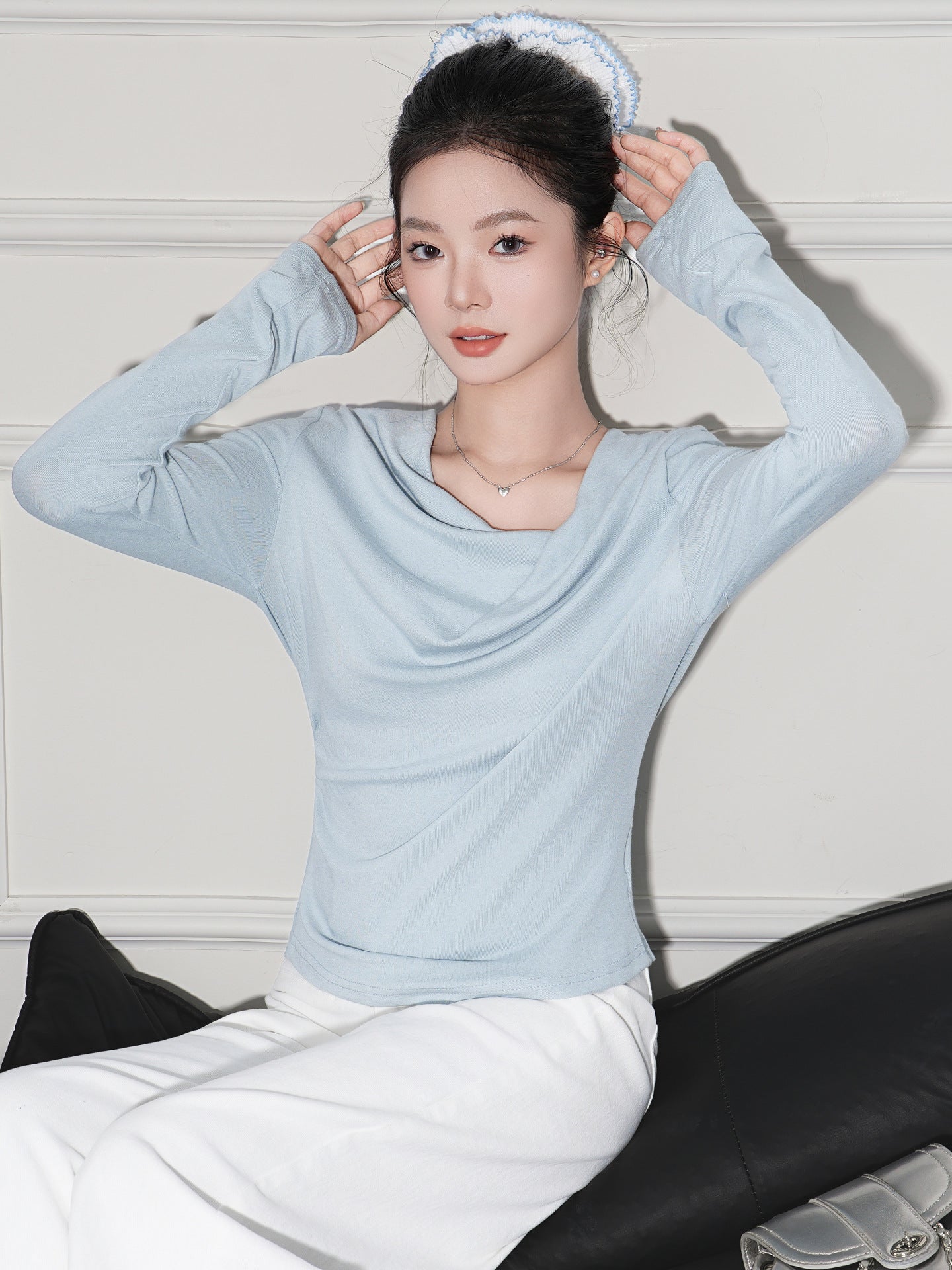Asymmetric Off-Shoulder T-Shirt for Women, Slim Fit, Unique Design