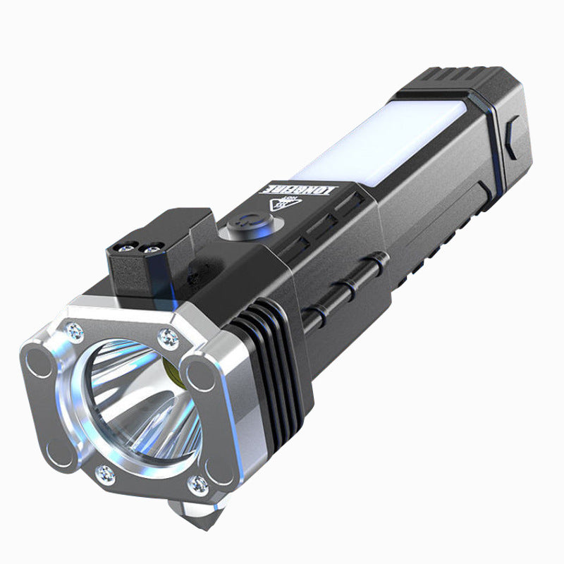 Multifunctional Safety Hammer Outdoor Auto Repair Work Light Charging Treasure Emergency Broken Window Escape Car Glare Flashlight