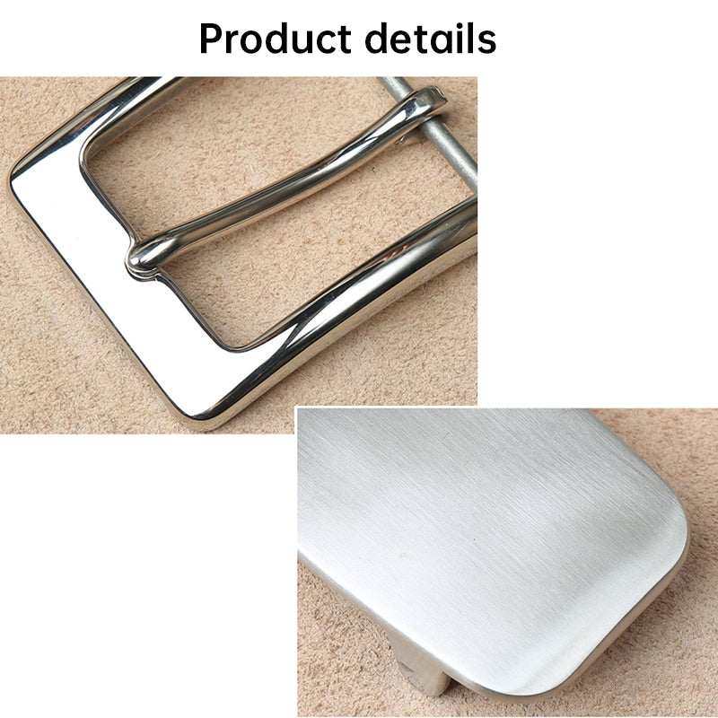 Durable 304 Stainless Steel Belt Buckle, Men's Heavy Duty Metal Belt Clasp