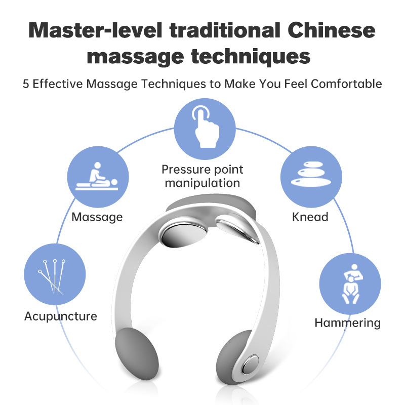Cervical Massage Device Multi-Functional Cervical Massager Pulse Home Neck and Shoulder Massager Smart Cervical Massager
