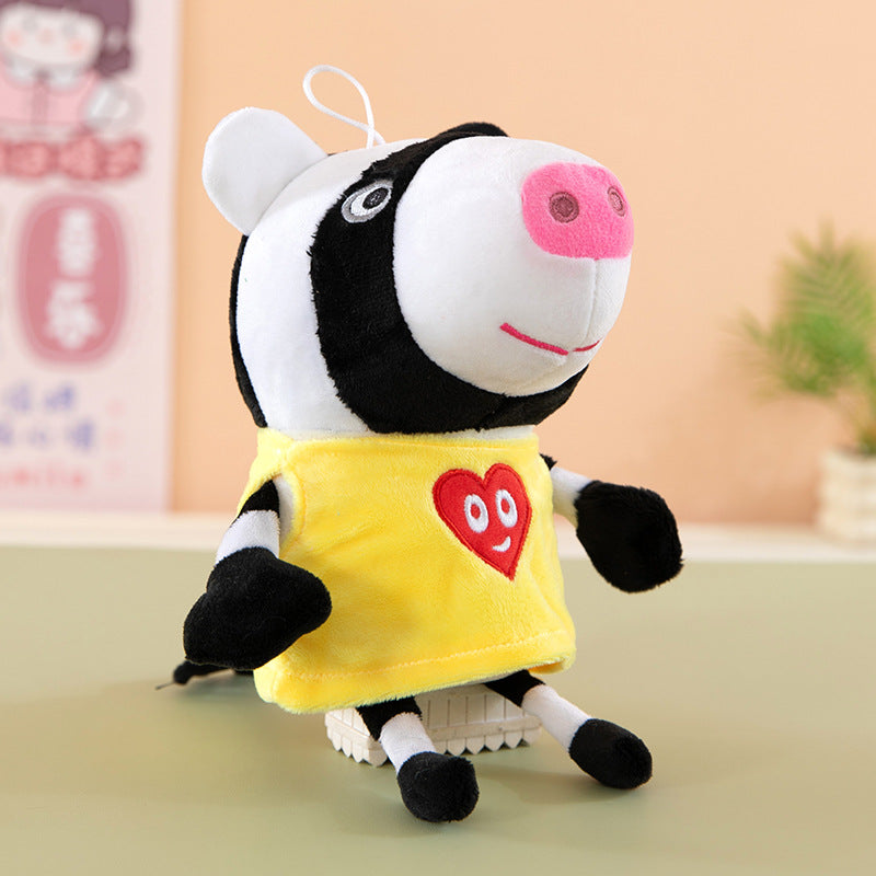 Cute Pig Friends Plush Toy Dinosaur Teddy Bear Cartoon George Pig Doll Gift for Girls