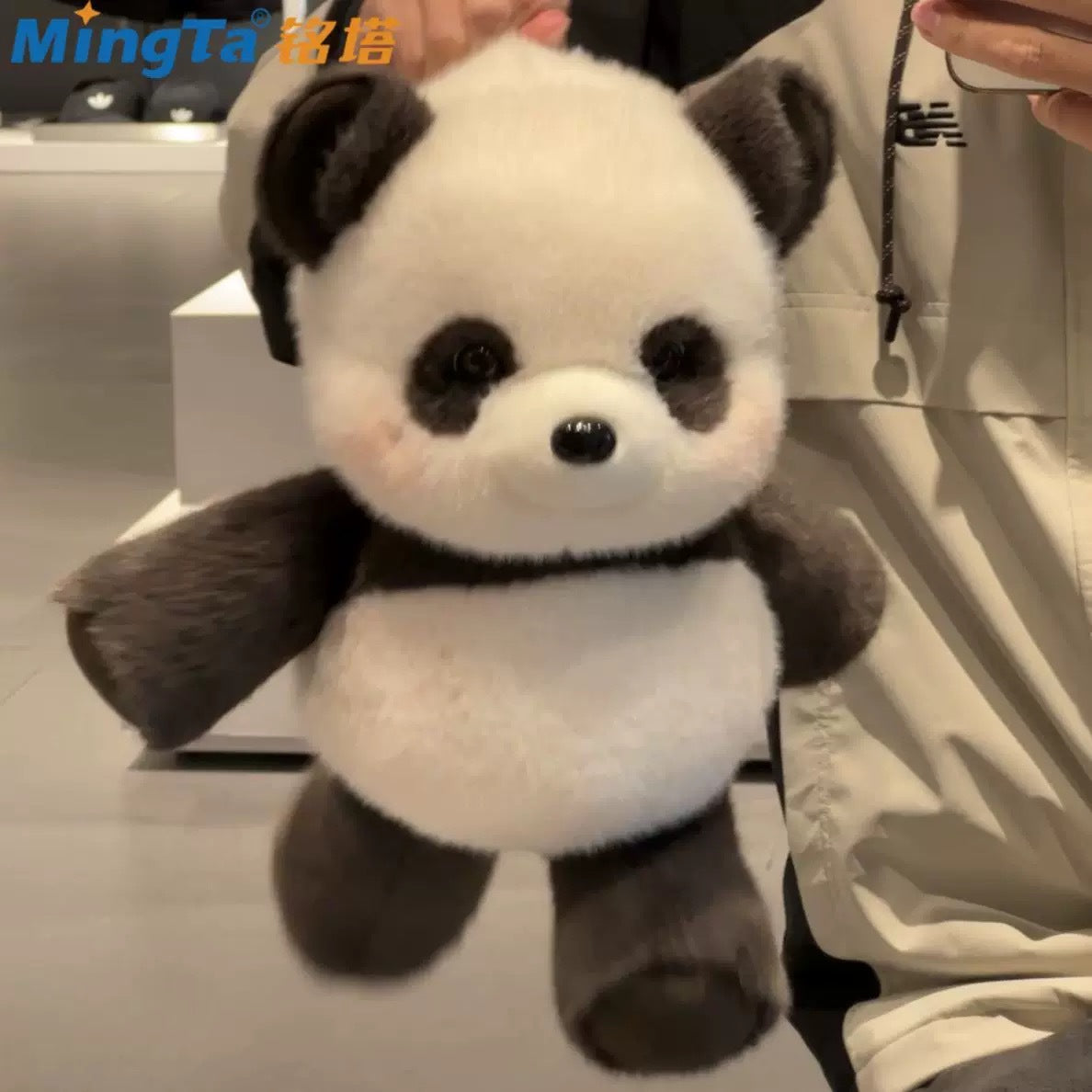 Cute Panda Running Series Little Panda Plush Toy Doll Gift Trendy Pendant Panda Gift