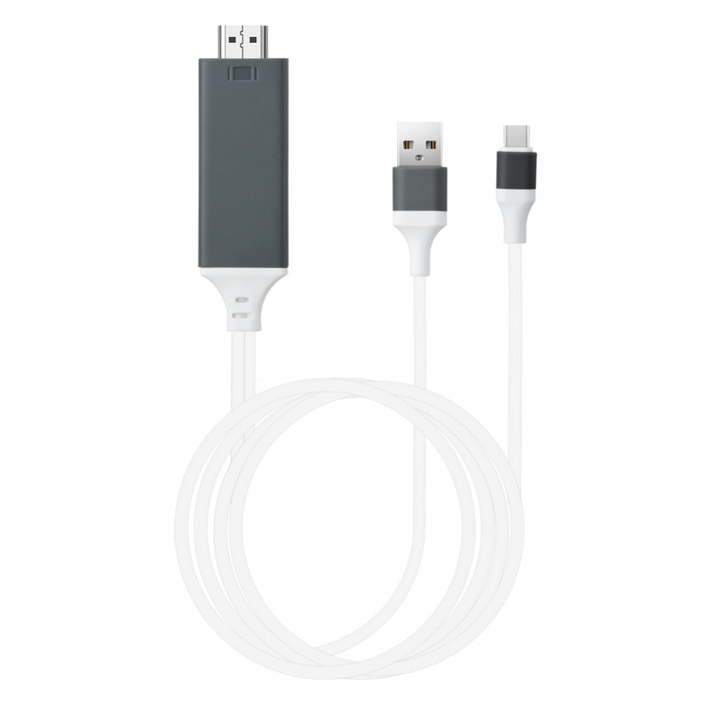 Type-C HDTV Adapter Cable 4K 1080P 3 In 1 HDTV MHL HDMI video Cable