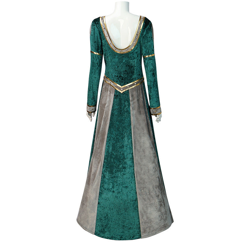 Animation Movie Shrek 2 Princess Fiona Cosplay Costume Women's Clothing