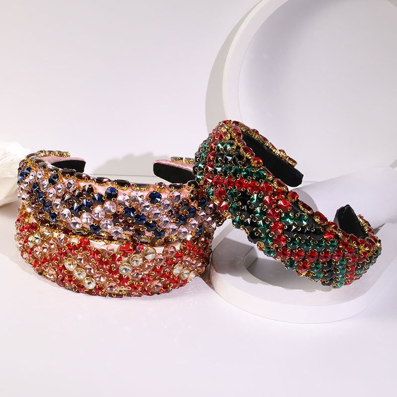Fashionable and versatile Baroque full diamond hair accessories