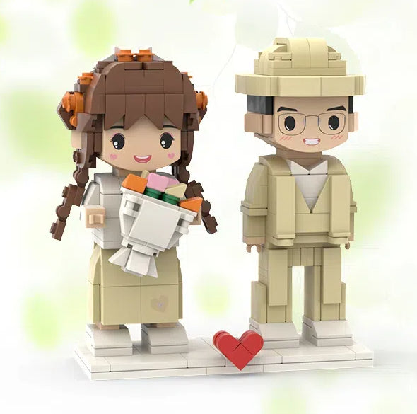 Photo customization Building blocks figurines portraits birthday gifts for couples and girlfriends DIY dolls figurines and ornam