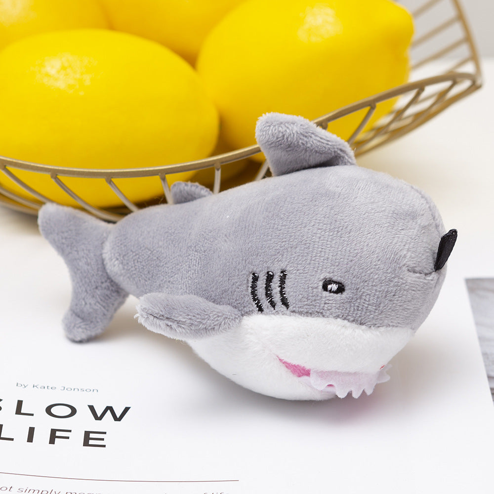 Shark Doll Keychain Pendant Plush Toy Cartoon Creative Shark Baby Doll Machine Doll