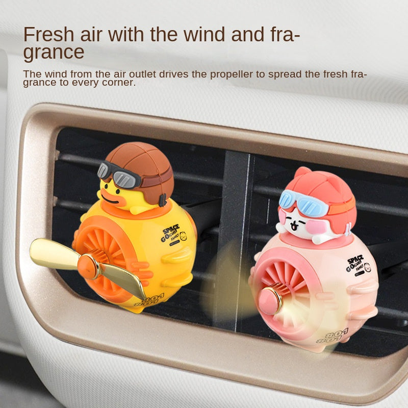 Air Vent Car Freshener, Cute Cartoon Car Perfume Sheets