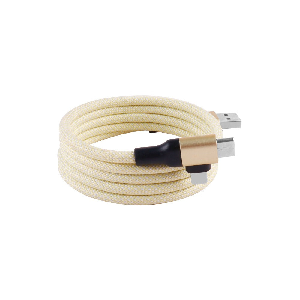 Magnetic data cable fast charging 60w dual input dual output multifunctional magnetic charging cable type-c