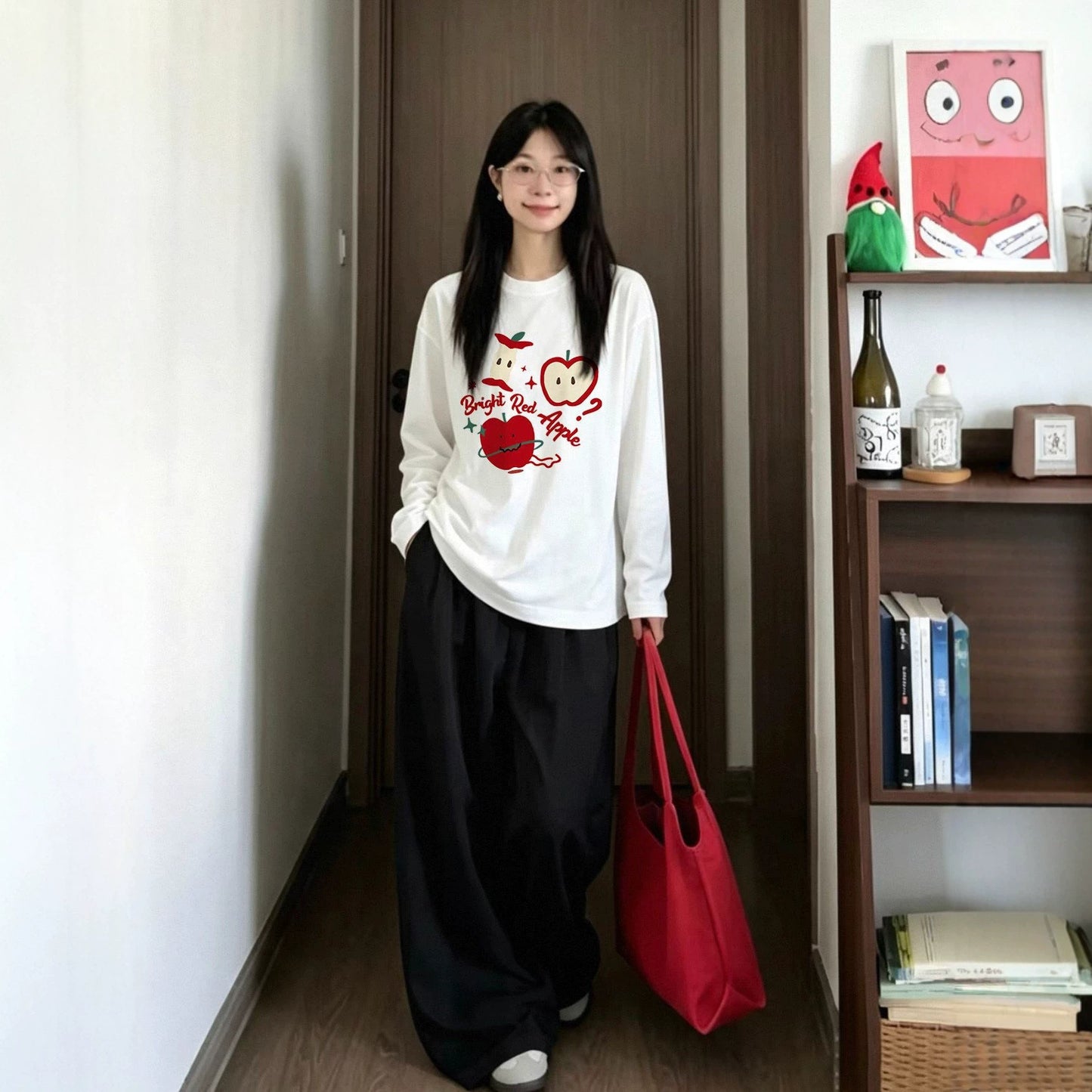 Long Sleeve T-Shirt for Women, Loose Casual Style