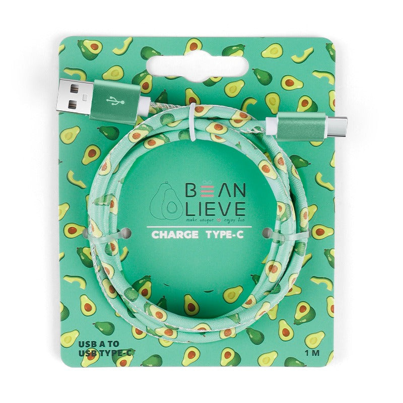 Creative data cable cartoon fruit cute fruit leather data cable suitable for Apple and Huawei phones