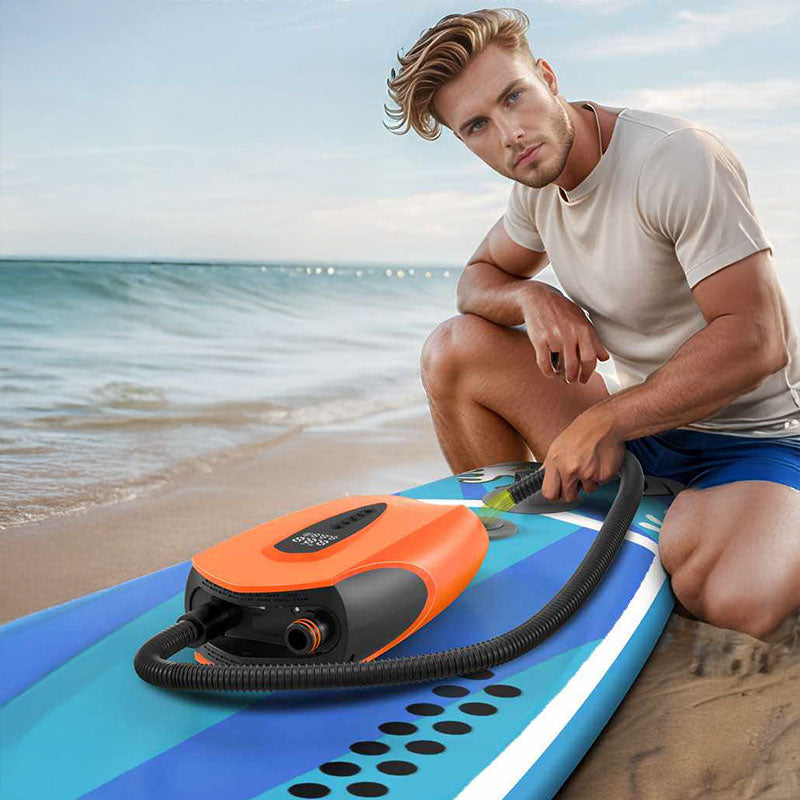 8000mAh Electric Paddle Pump, 25PSI Two-Stage Inflator for Kayaks & Inflatables