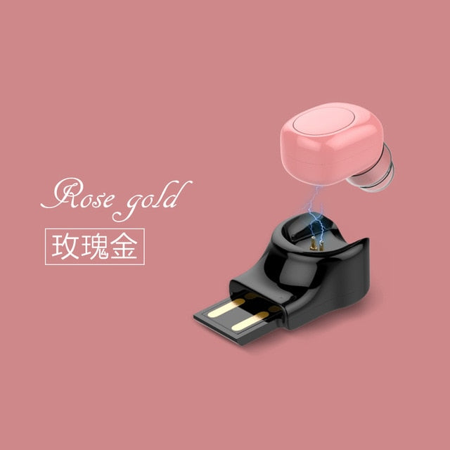 Wireless Bluetooth Headphone Headset X12 Car Bluetooth Earphone USB Magnetic Charging Mini Sport