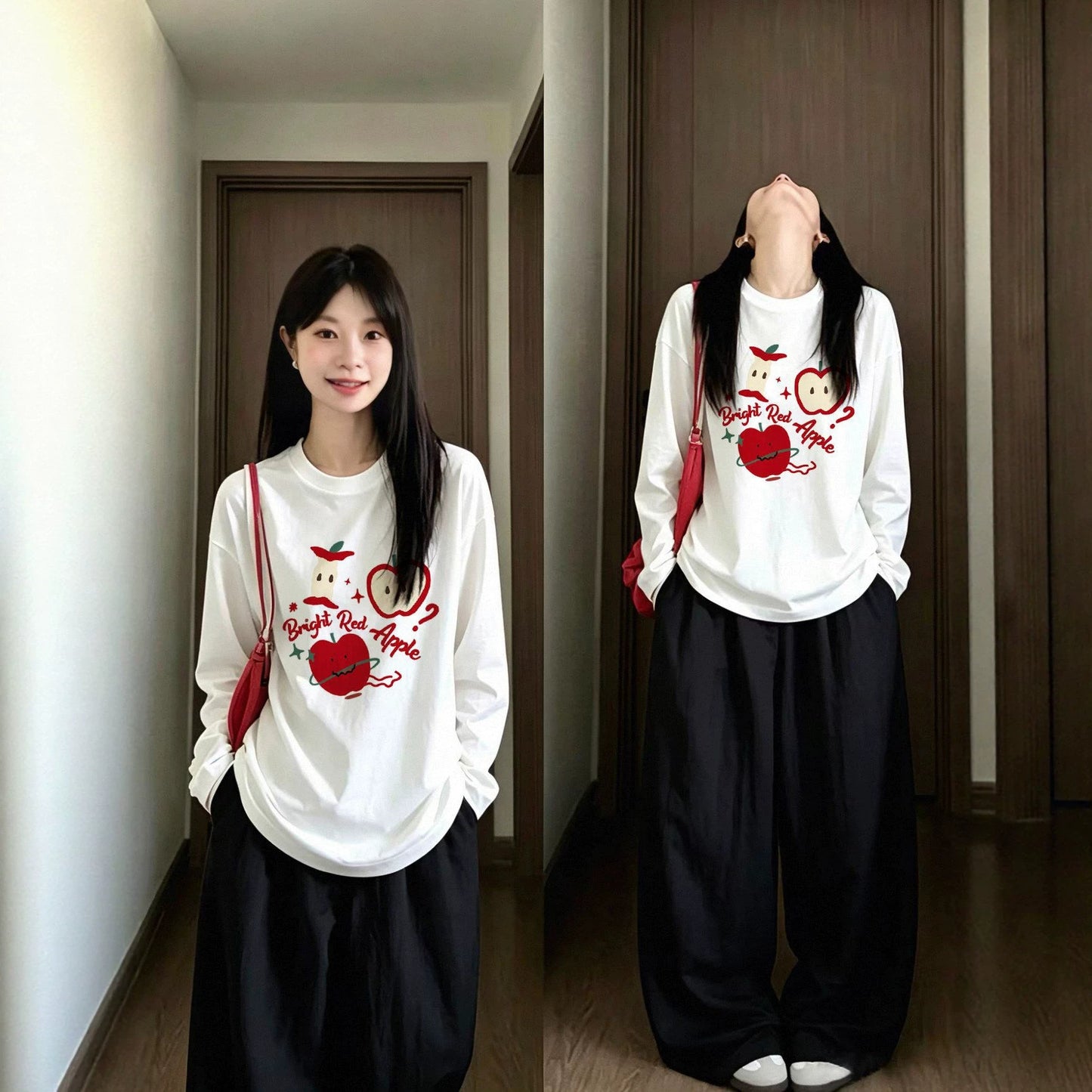 Long Sleeve T-Shirt for Women, Loose Casual Style