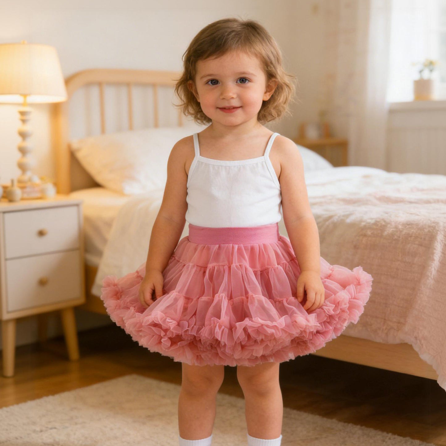Girls Tutu Skirt Summer New Style Children's Tulle Skirt Girl Puffy Short Skirt Birthday Princess Dress