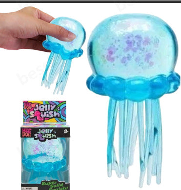 Beach Water Play Octopus Toy Outdoor Parent-Child Interactive Toy, Stress-Relief Squeeze Octopus, Realistic Simulation Octopus