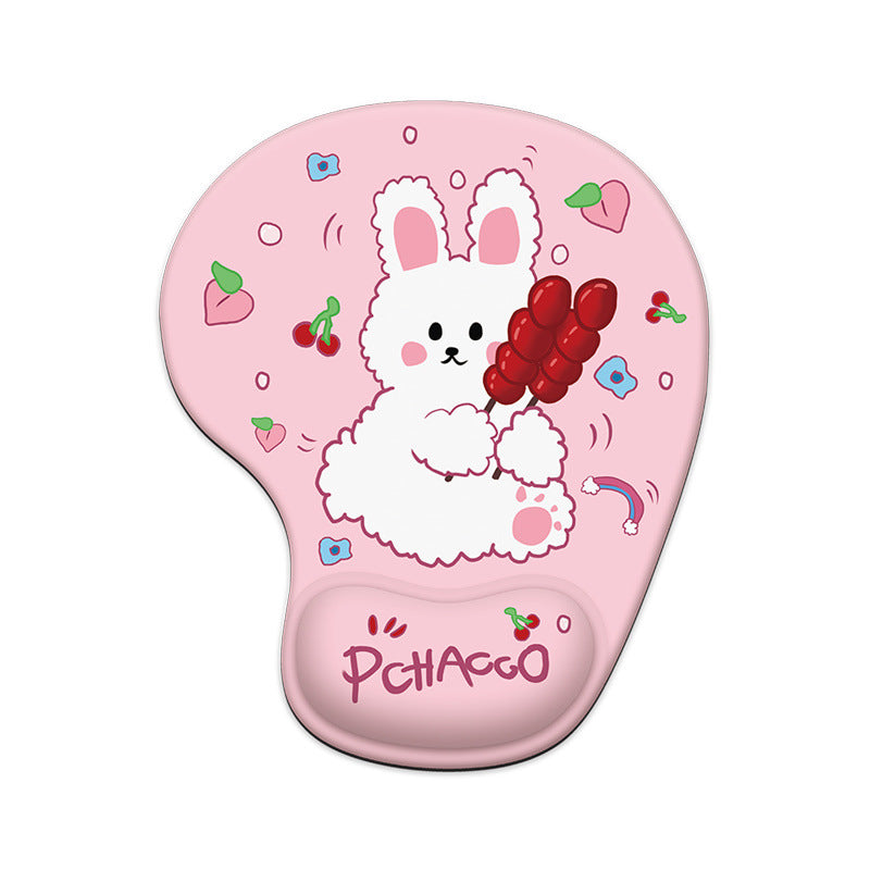Silicone wrist mouse pad female comfortable computer soft non-slip hand rest pad thick non-slip wrist rest cute game pad