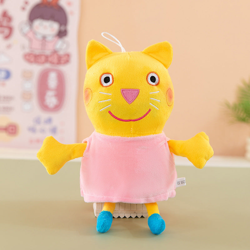 Cute Pig Friends Plush Toy Dinosaur Teddy Bear Cartoon George Pig Doll Gift for Girls