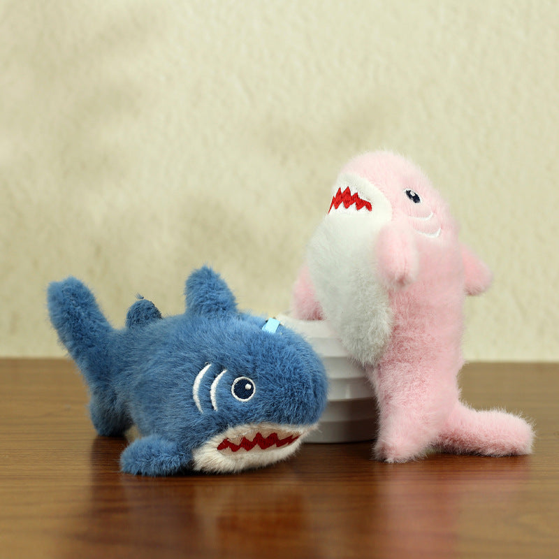 Cartoon Shark Plush Pendant Keychain Doll Pendant