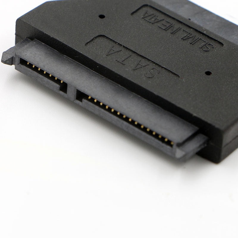 SATA22P to SLIMLINE SATA13p laptop optical drive position rotation head
