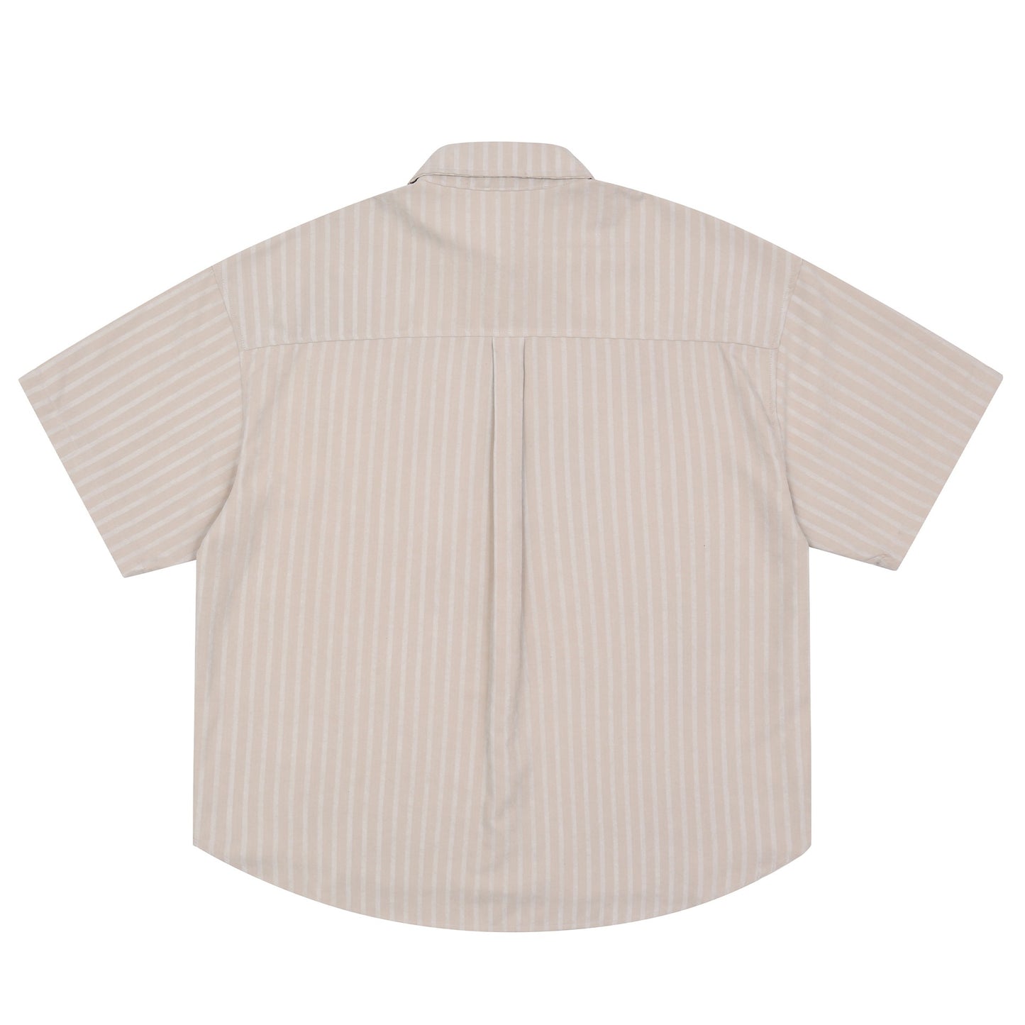 Minimalist striped short sleeved shirt