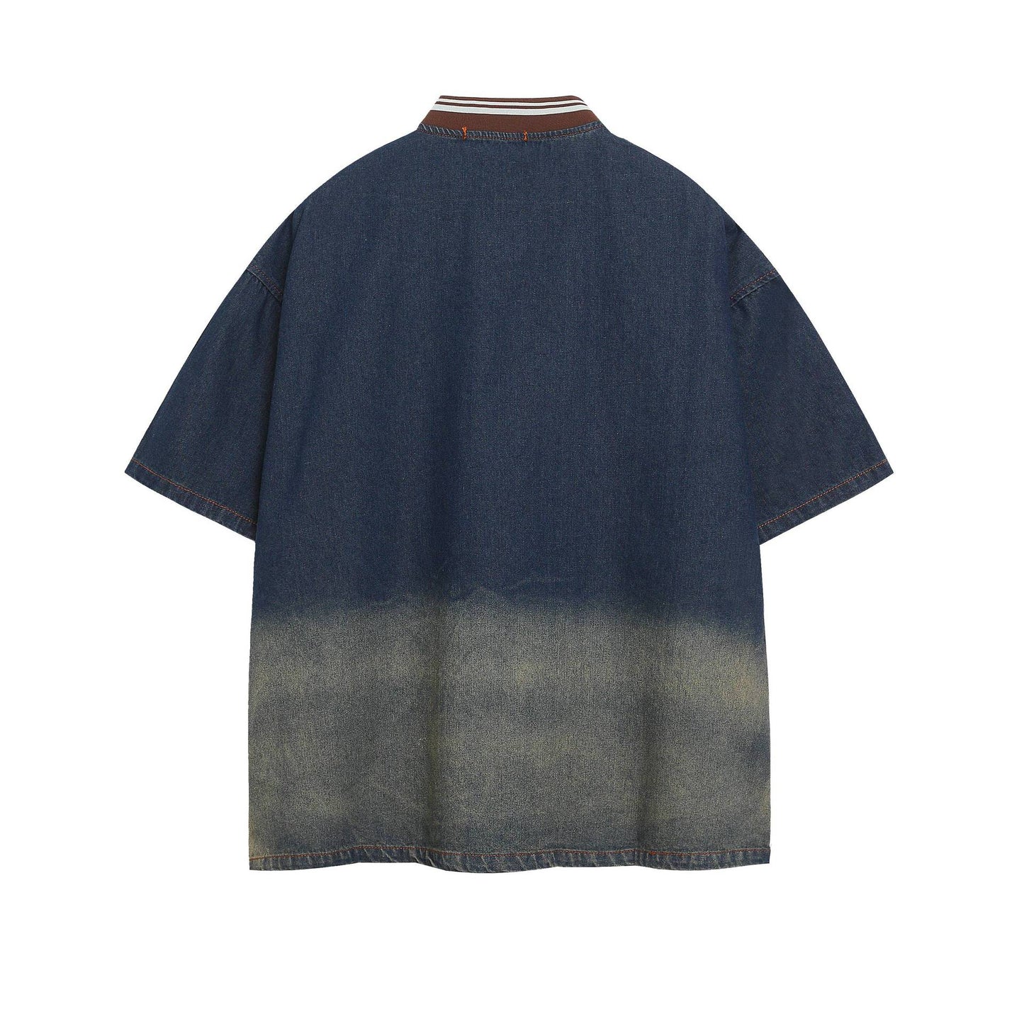 Make vintage gradient jerseys with short sleeves