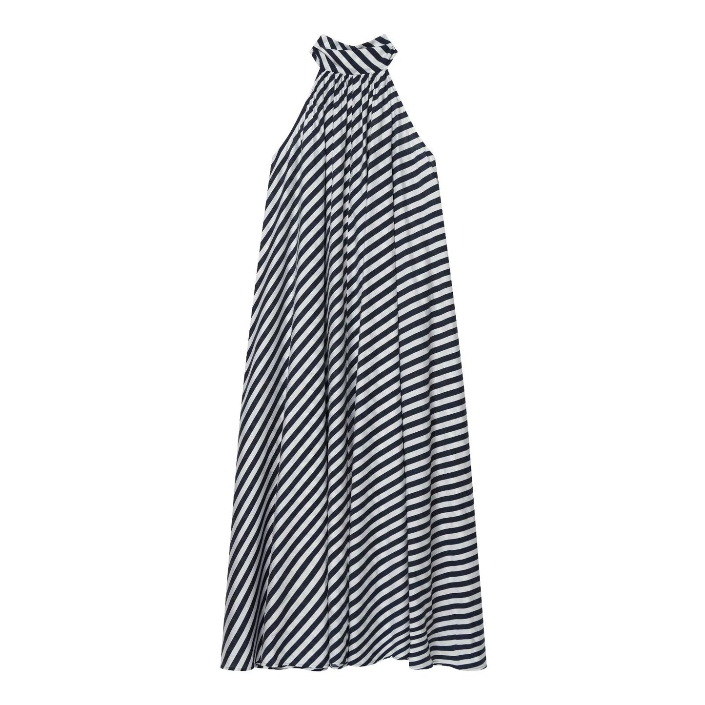 Lace up design A-line dress