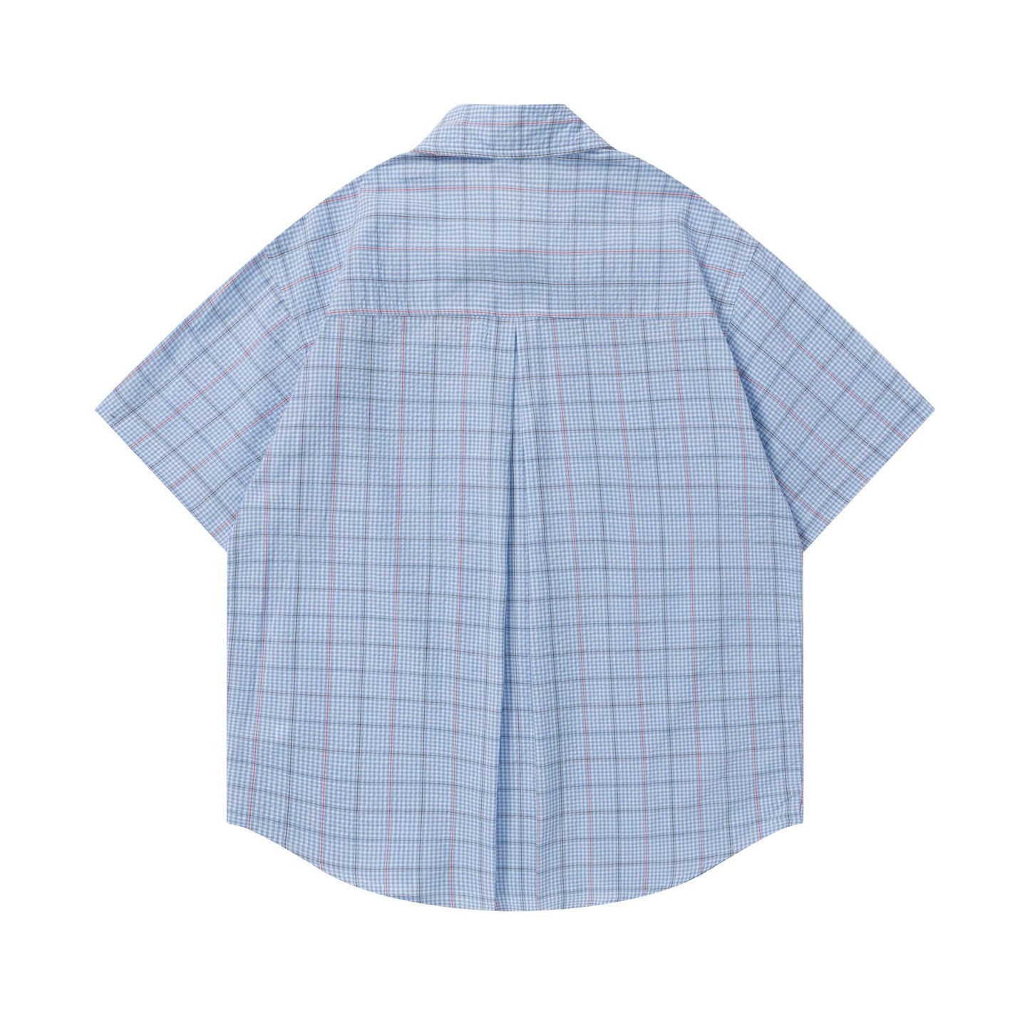 Dog Embroidered Tie Short Sleeve