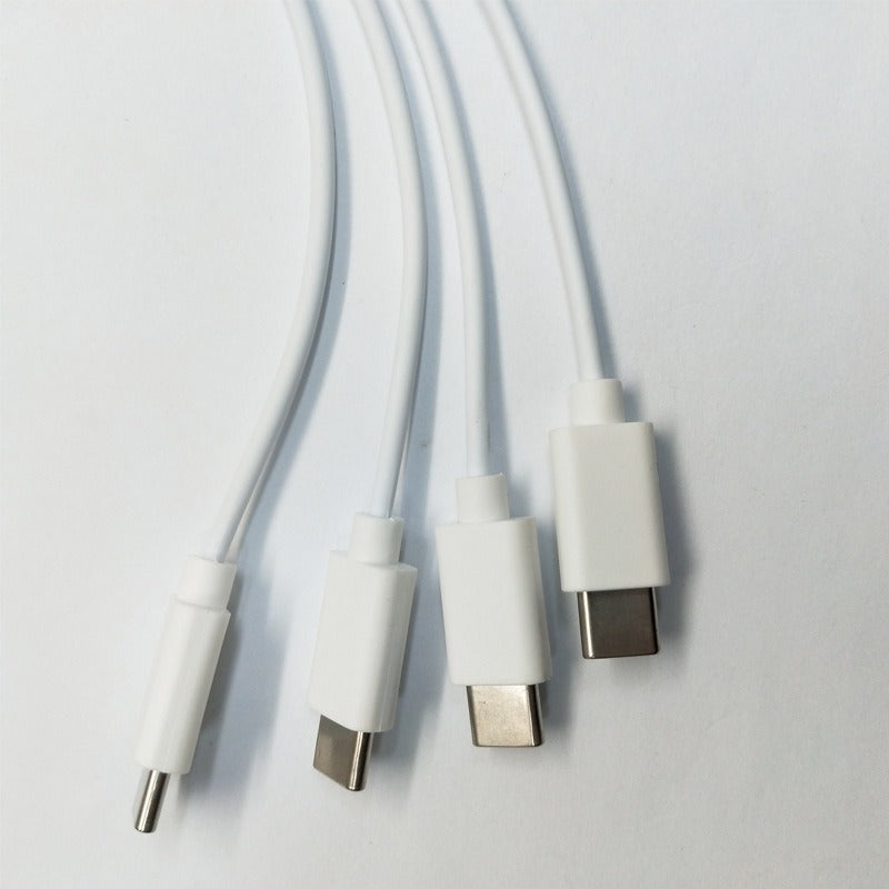 Four in one towing four TYPE C multi head battery, aging small appliances, multi-purpose charging cable configuration