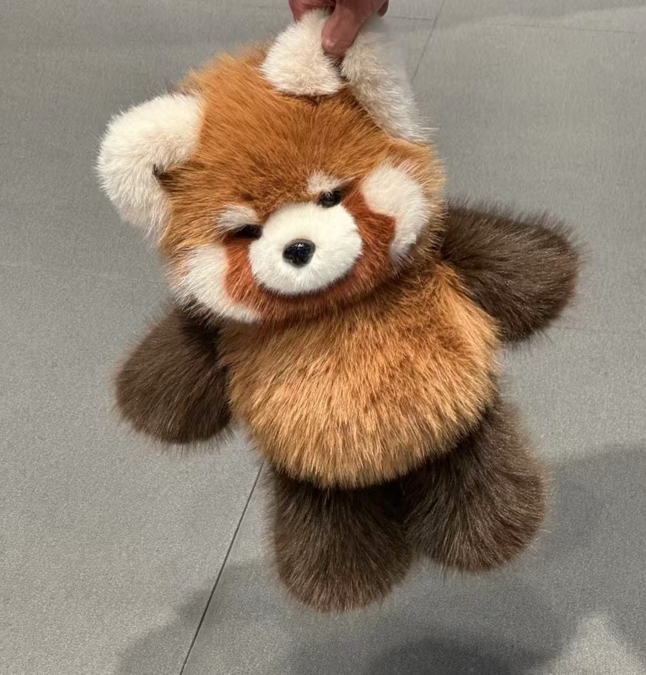 Running Series Little Panda Plush Toy Stuffed Animal Doll Gift for Festivals