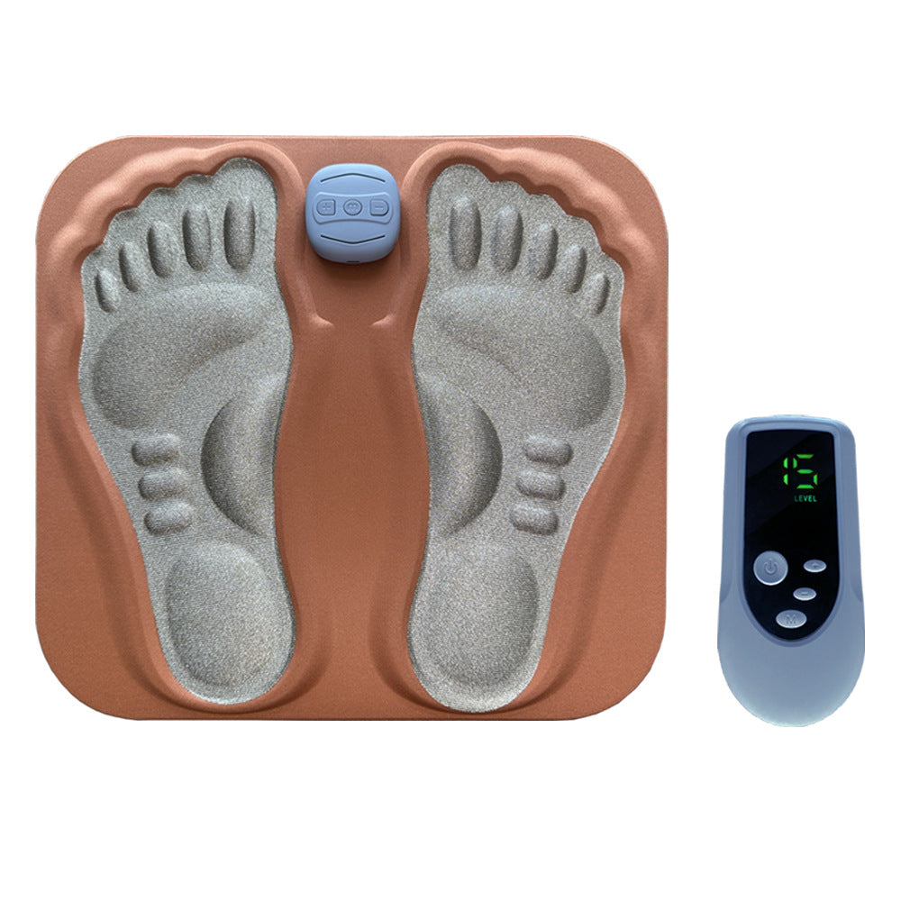 Smart Foot Massage Pad with 3D Reflexology &amp; Microcurrent Pulse Therapy for Home Use - Electric Foot Massager for Relaxation and Pain Relief