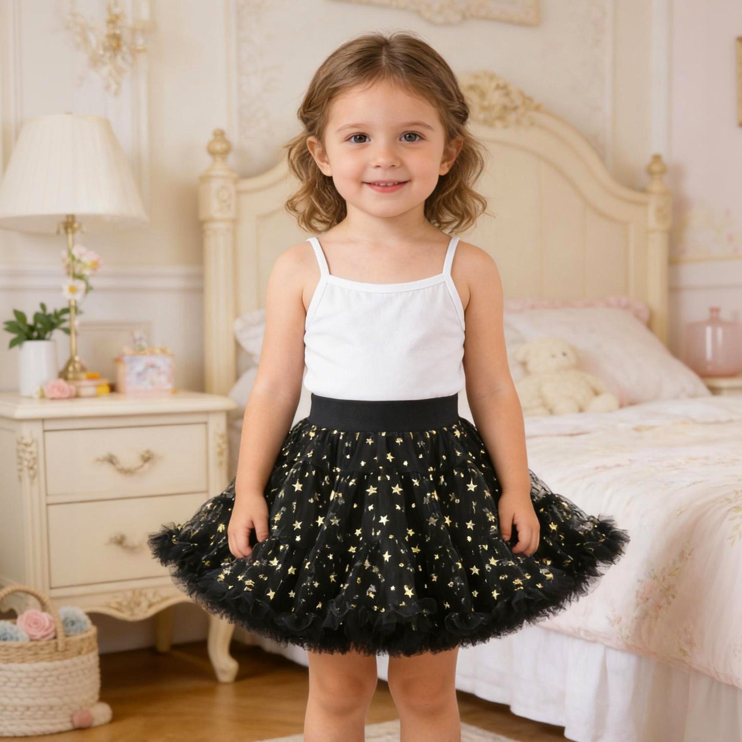 Girls Tutu Skirt Summer New Style Children's Tulle Skirt Girl Puffy Short Skirt Birthday Princess Dress