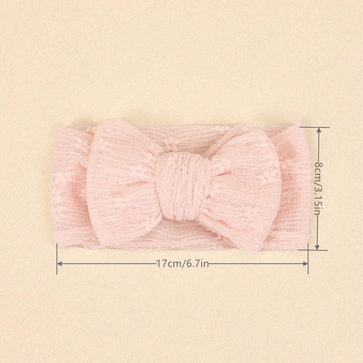 Children's hair accessories baby double layered bow lace mesh bow headband
