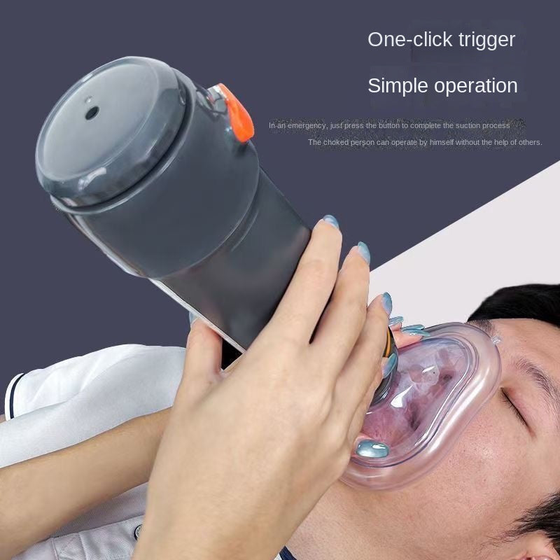 Hemlock Choking Prevention Device, Portable Negative Pressure Aspirator for Home Use, Anti-Choking Emergency Aid Tool