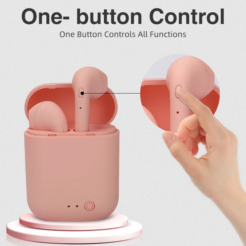 Mini-2 TWS Wireless Earphones Bluetooth 5.0 Earphone TWS Matte Macaron Earbuds With Mic Charging Box Headset Wireless Headphones