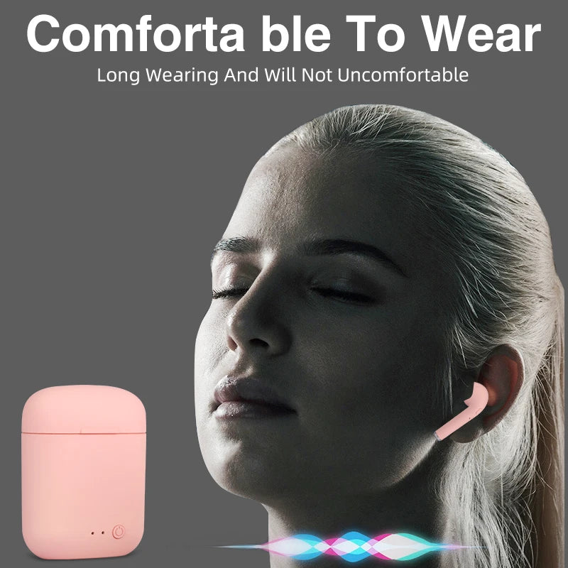 Mini-2 TWS Wireless Earphones Bluetooth 5.0 Earphone TWS Matte Macaron Earbuds With Mic Charging Box Headset Wireless Headphones