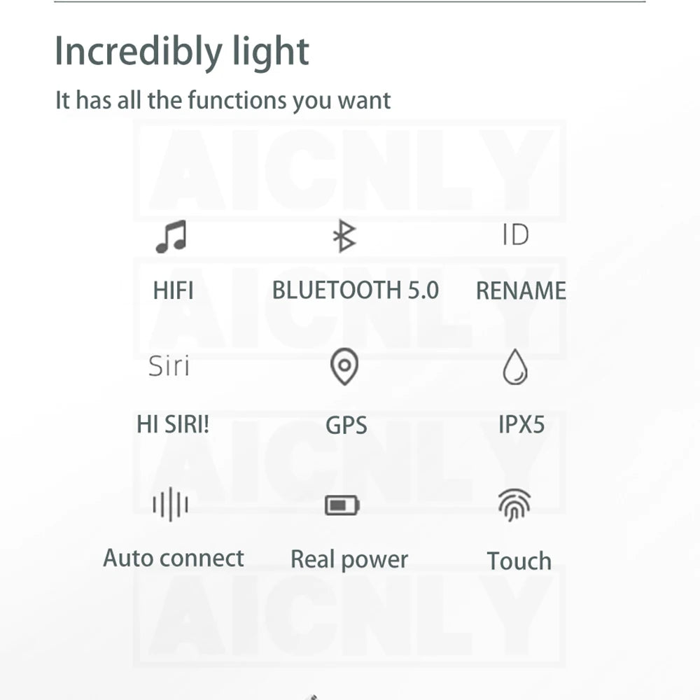 TWS Bluetooth 5.0 Earphones Charging Box Wireless Headphone 9D Stereo Sports Waterproof Earbuds Headsets With Microphone HD Call